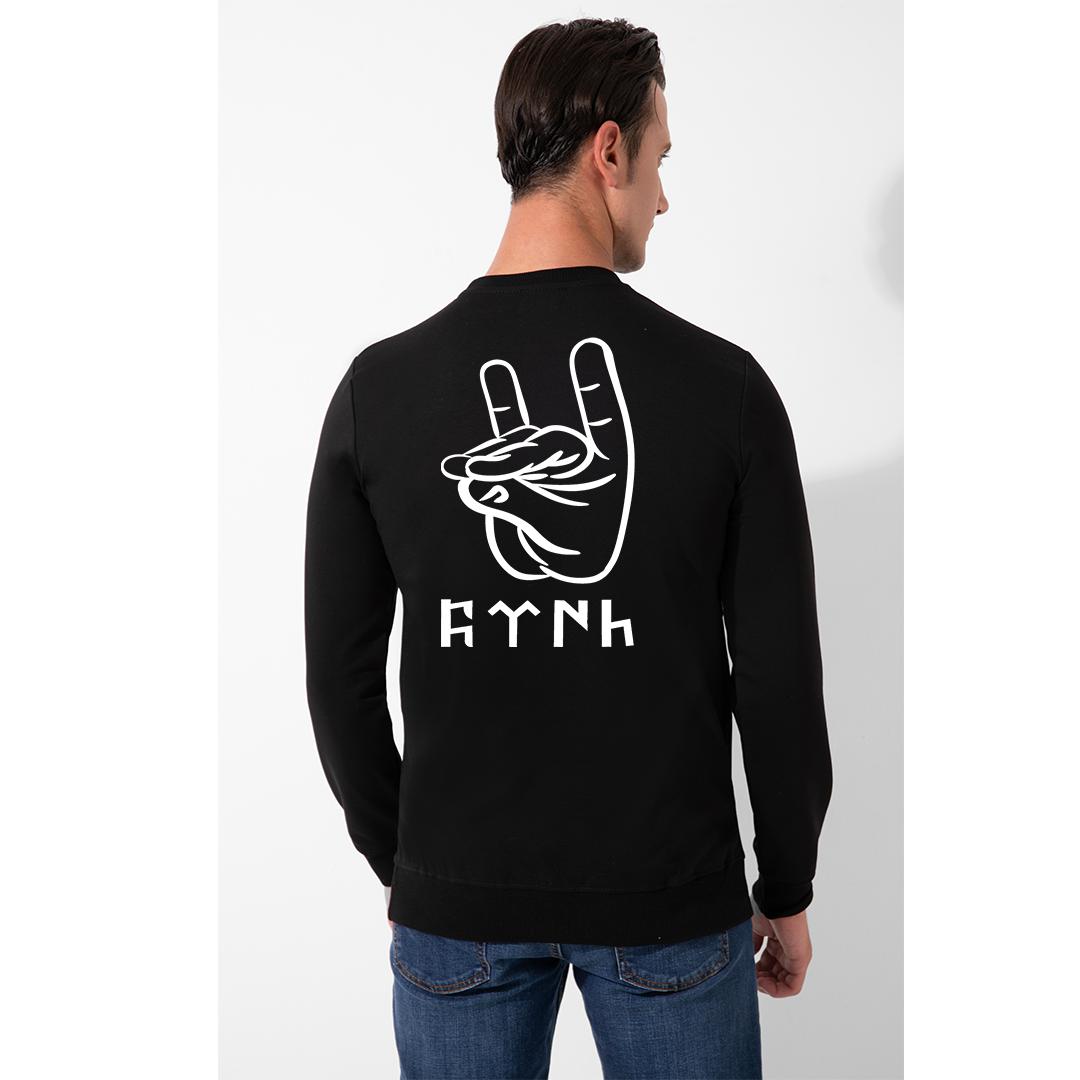 FFMİSTANBUL%202%20İPLİK%20BOZKURT%20BASKILI%20SİYAH%20SWEATSHIRT