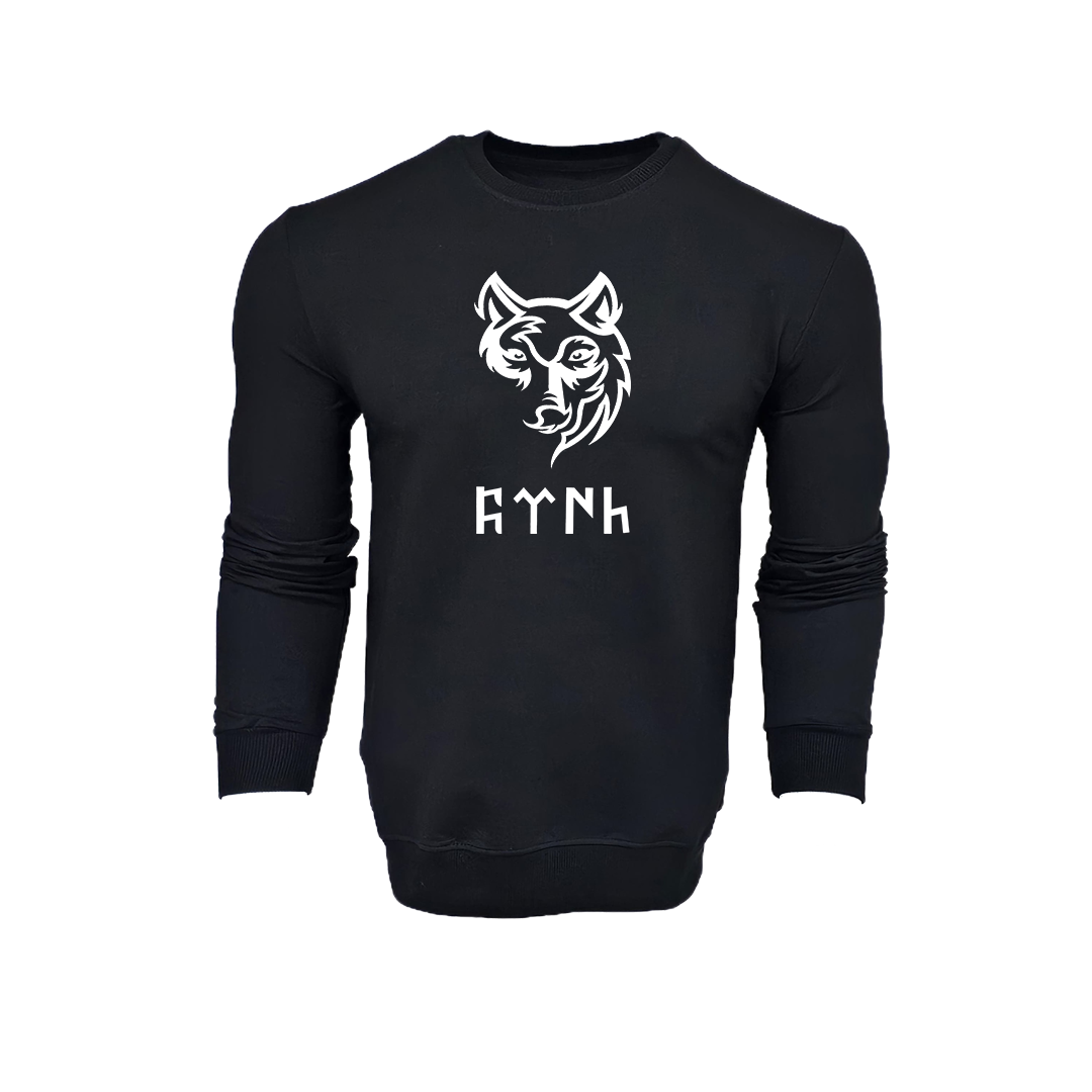 FFM%20İSTANBUL%202%20İPLİK%20KURT%20TÜRK%20BASKILI%20SİYAH%20SWEATSHIRT