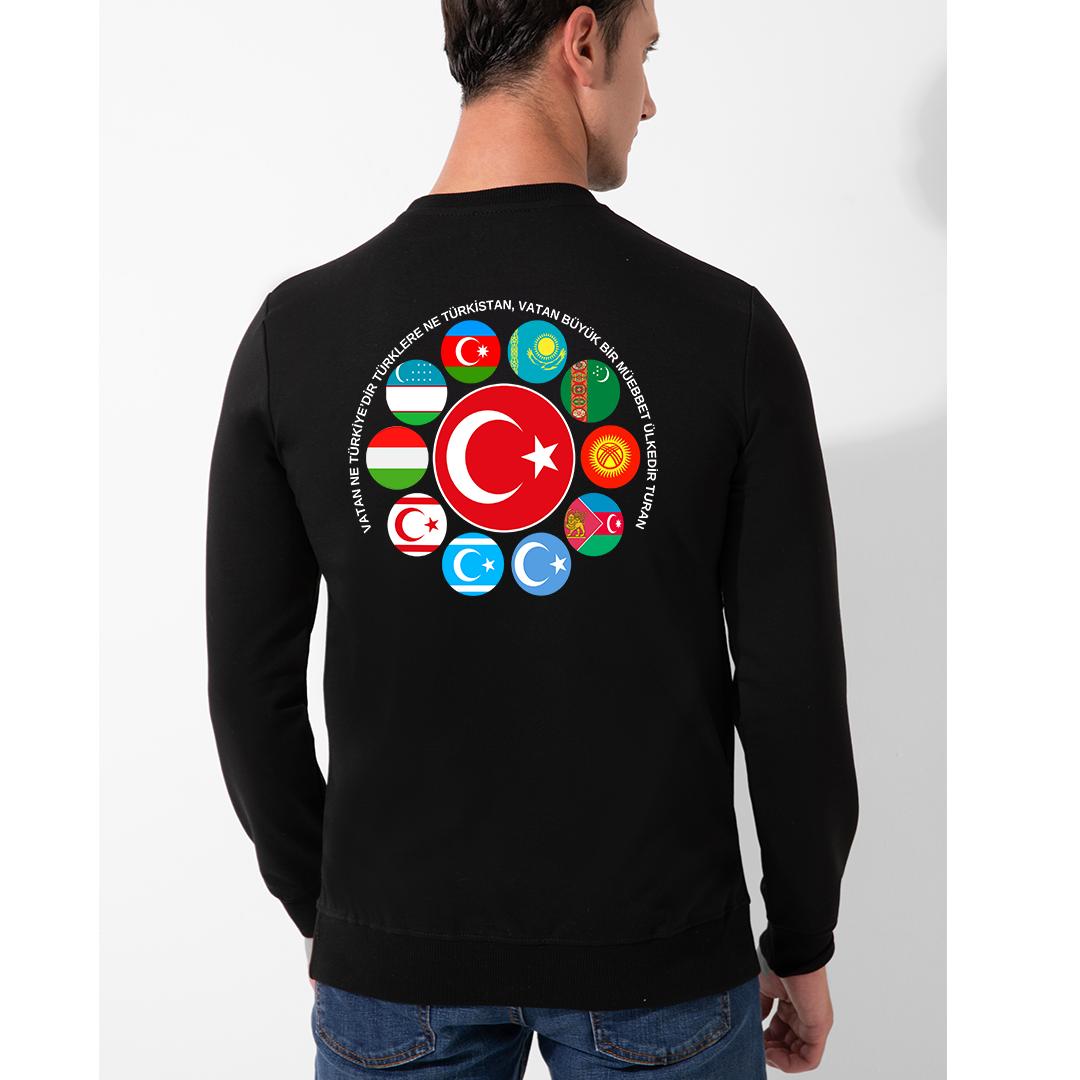 FFMİSTANBUL%2011%20BAYRAKLI%202%20İPLİK%20SİYAH%20SWEARTSHIRT