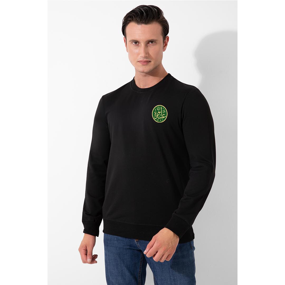 FFMİSTANBUL%20EBU%20UBEYDE%20KUDÜS%20BASKILI%202%20İPLİK%20SİYAH%20SWEATSHIRT