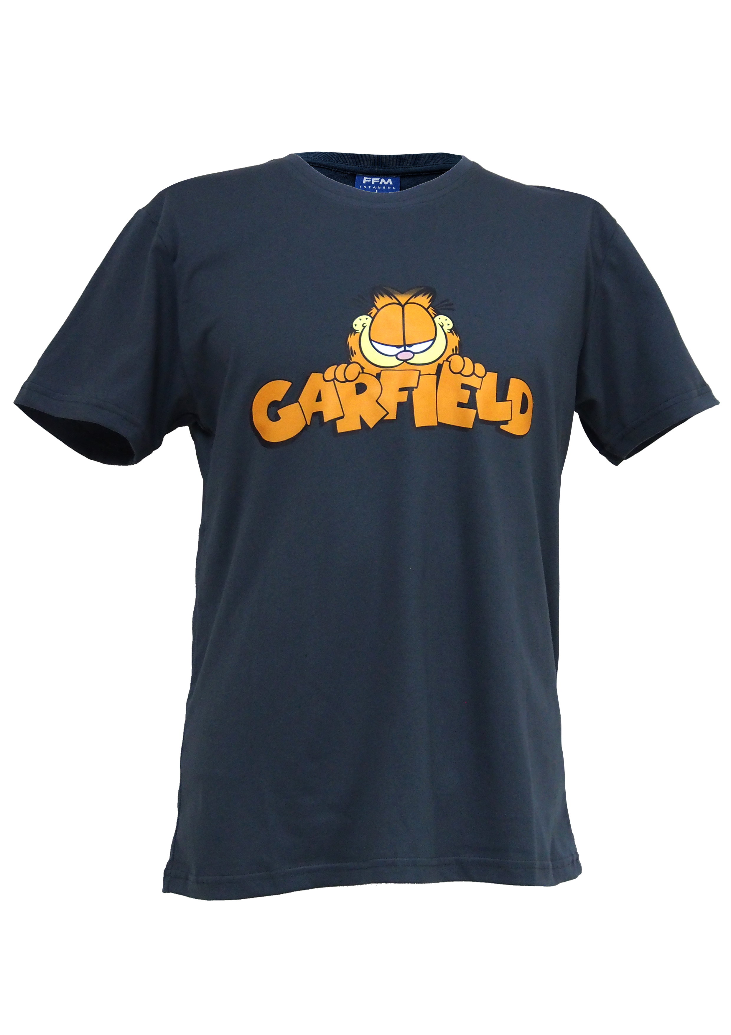 FFM%20İSTANBUL%20ANTRASİT%20BASIC%20GARFIELD%20BASKILI%20TSHIRT