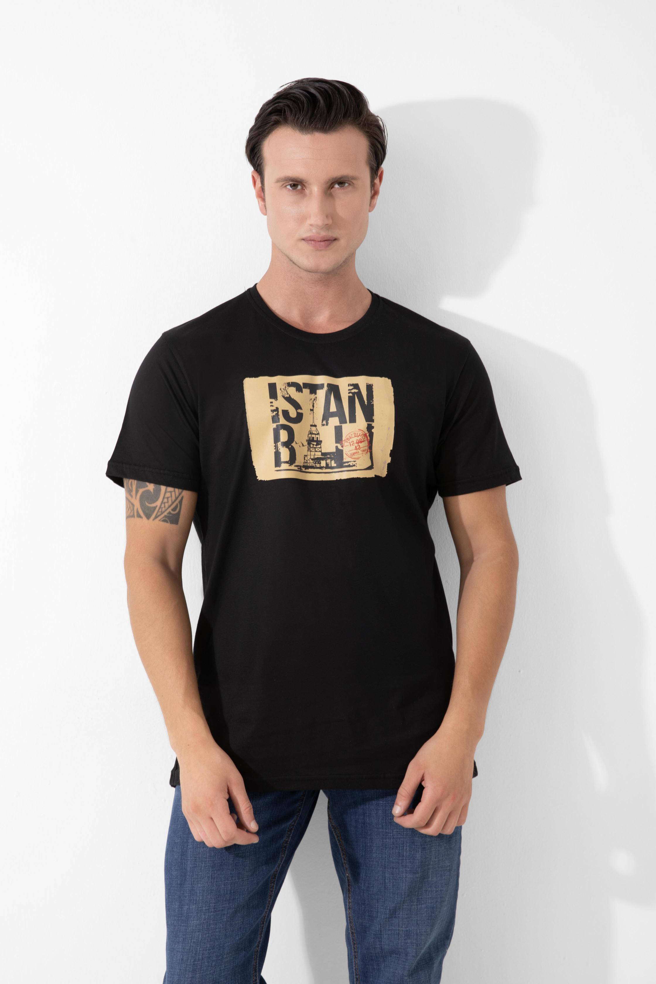 FFM%20İSTANBUL%20SİYAH%20İSTANBUL%20BASKILI%20BASIC%20T-SHIRT