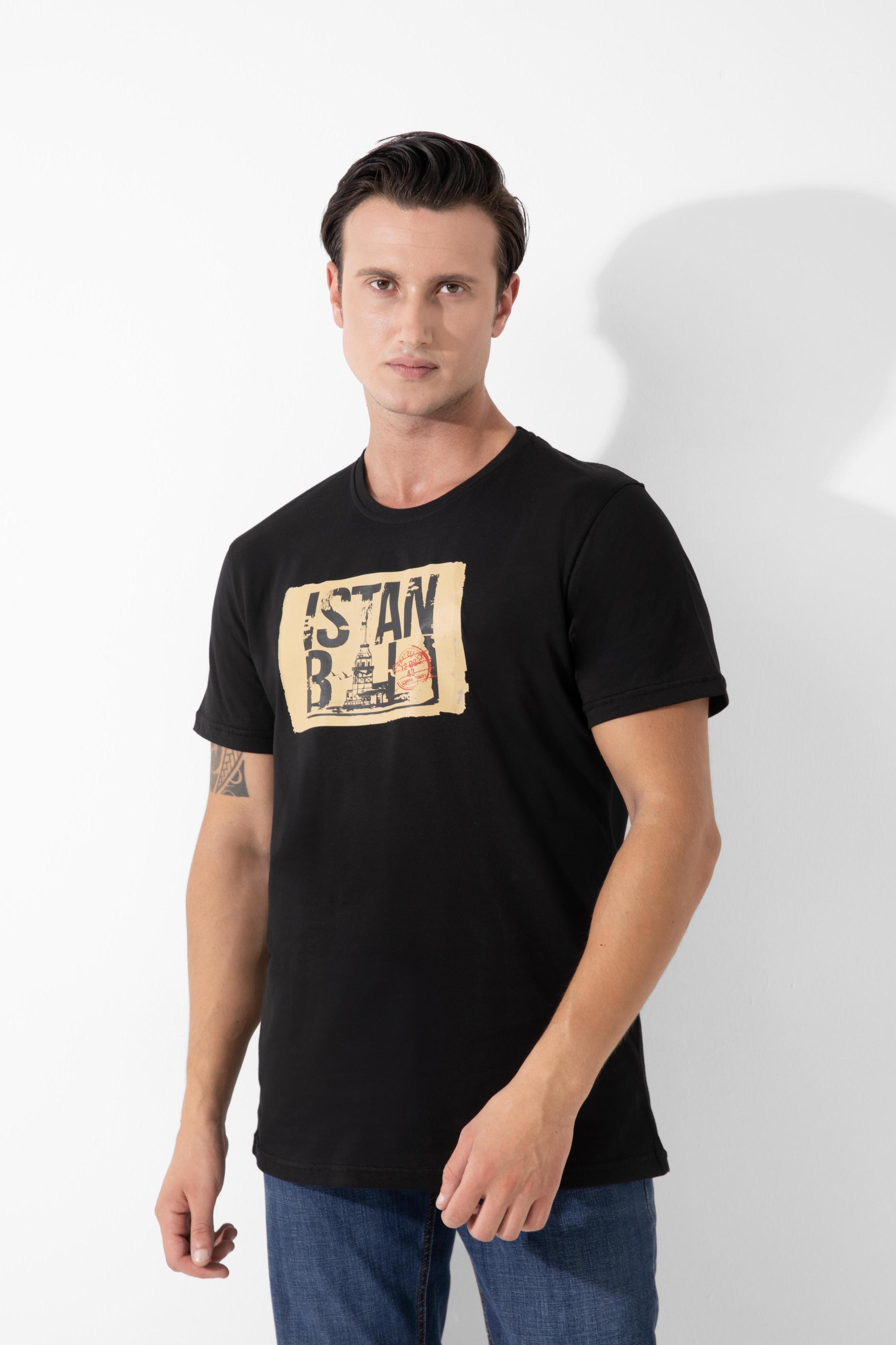 FFM%20İSTANBUL%20SİYAH%20İSTANBUL%20BASKILI%20BASIC%20T-SHIRT