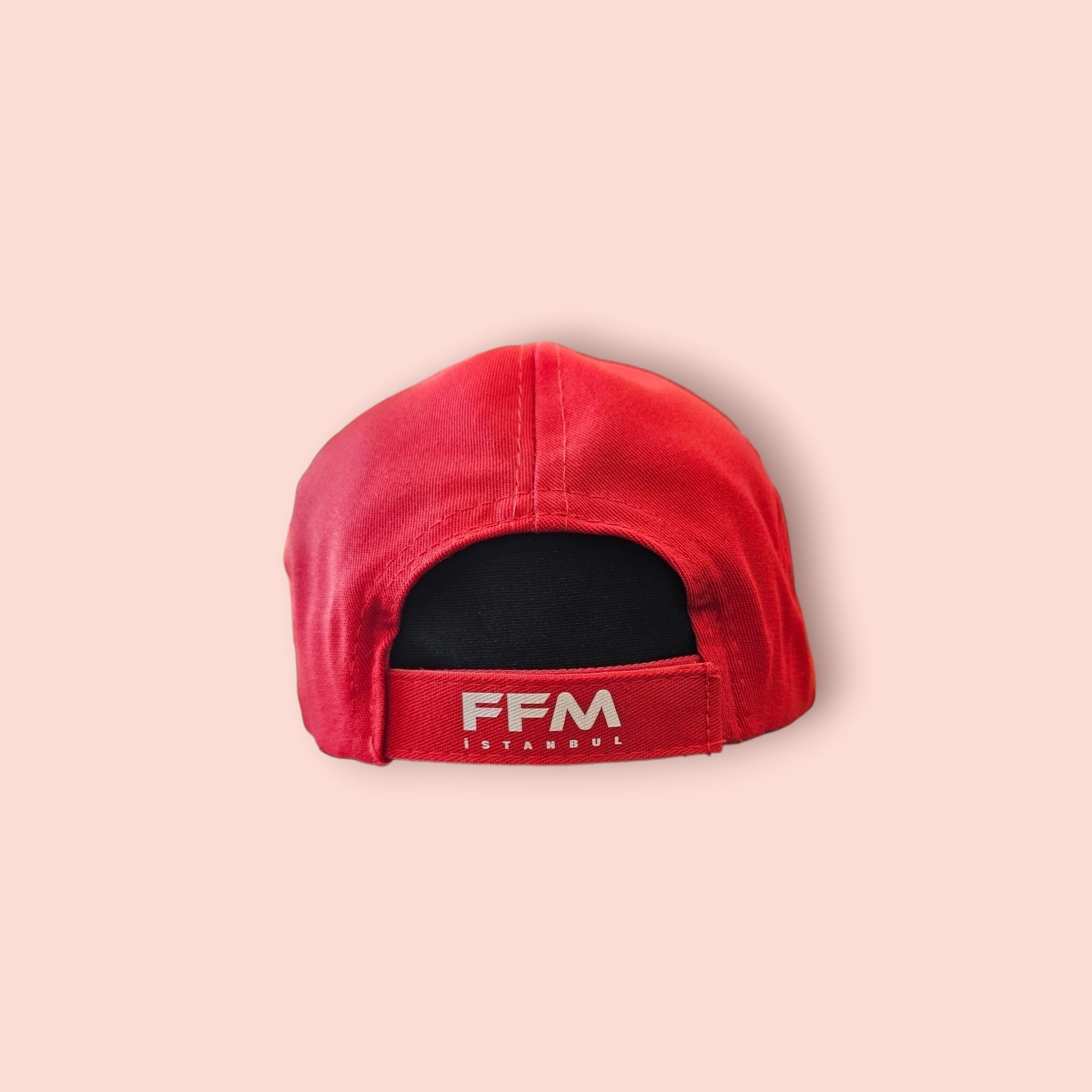 FFMİSTANBUL%20UNISEX%20KIRMIZI%20BEYZBOL%20ŞAPKA