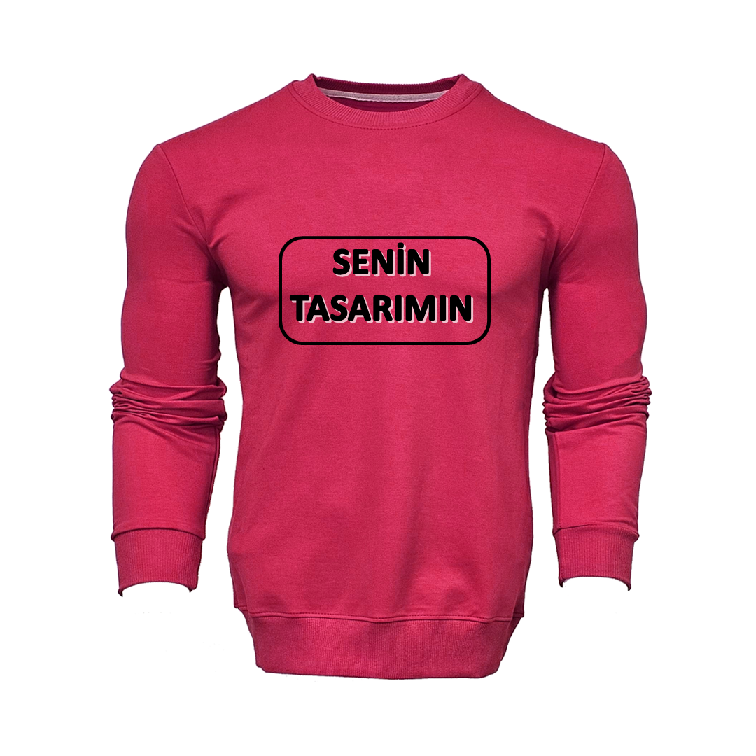 FFM%20İSTANBUL%20PEMBE%20UNISEX%20BASKISIZ%20SWEATSHIRT