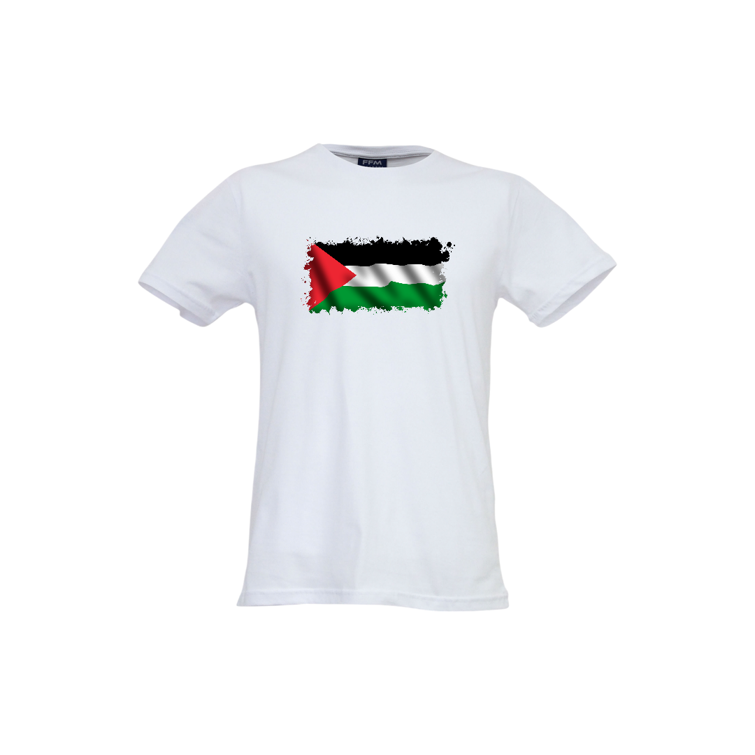 FFMİSTANBUL%20FİLİSTİN%20BAYRAK%20BASKILI%20BEYAZ%20T-SHIRT