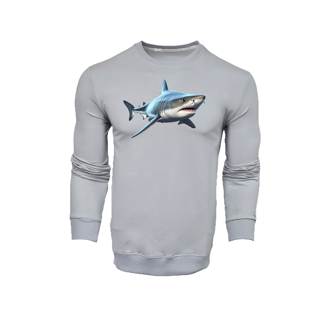 FFMİSTANBUL%20DIVER%20RENKLİ%20KÖPEKBALIĞI%20BASKILI%20GRİ%20SWEATSHIRT