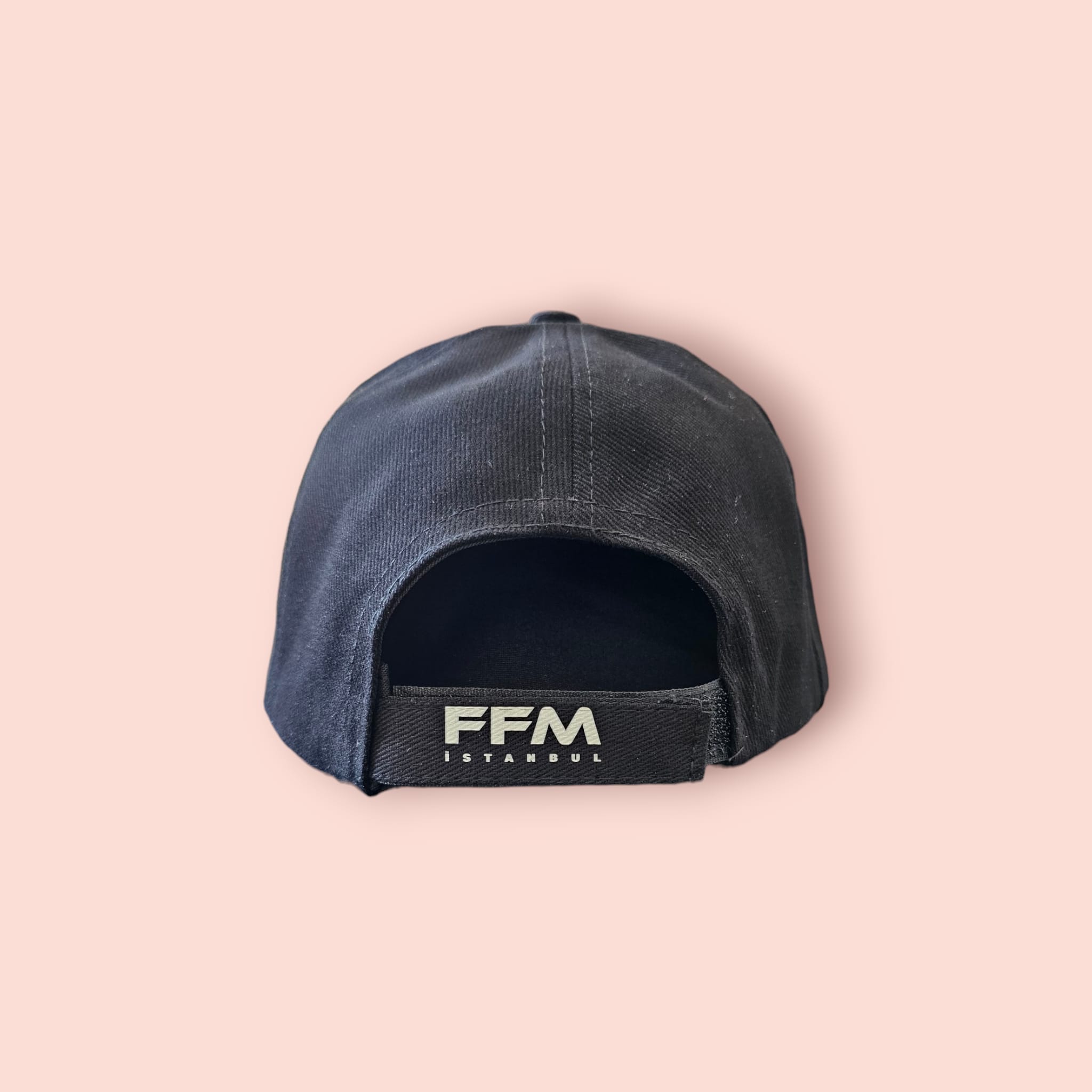 FFMİSTANBUL%20UNISEX%20SİYAH%20BEYZBOL%20ŞAPKA