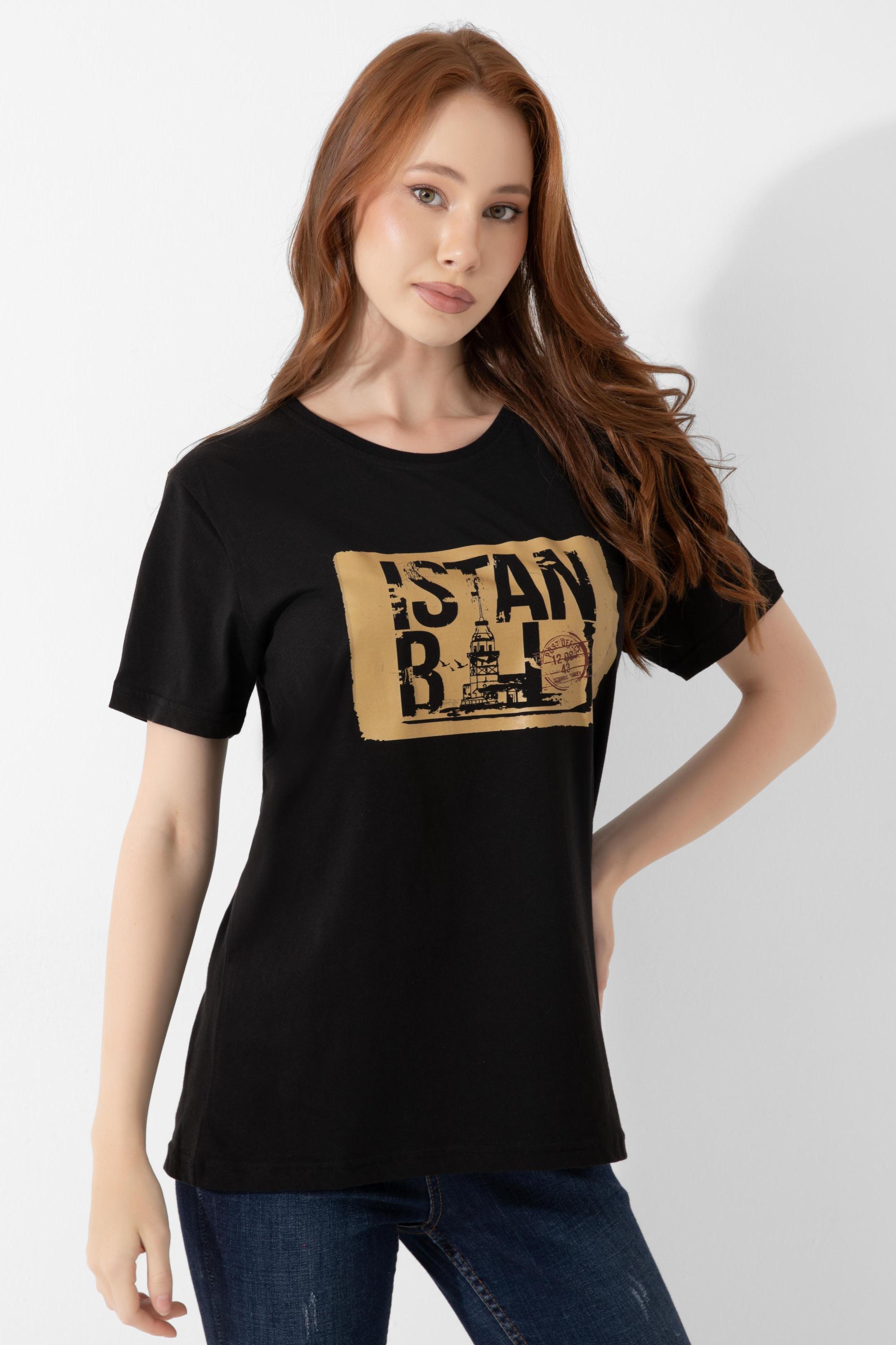 FFM%20İSTANBUL%20SİYAH%20İSTANBUL%20BASKILI%20BASIC%20T-SHIRT