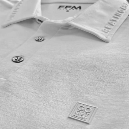 FFM İSTANBUL BEYAZ POLO YAKA T-SHIRT