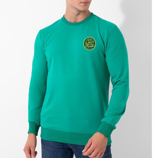 FFMİSTANBUL EBU UBEYDE KUDÜS BASKILI 2 İPLİK YEŞİL SWEATSHIRT