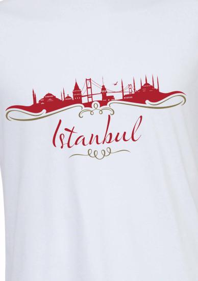 FFM İSTANBUL  BASKILI İSTANBUL   BASIC T-SHIRT (FFMİBB)