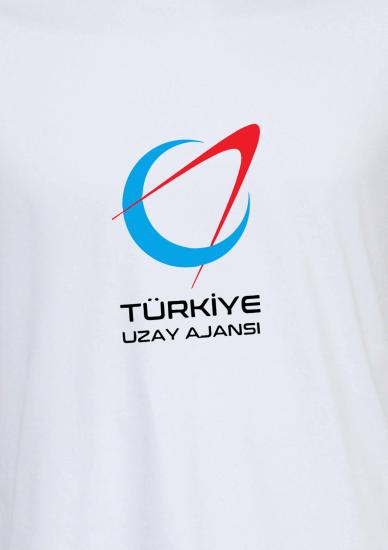 FFM İSTANBUL TÜRKİYE UZAY AJANSI BASKILI BASIC T-SHIRT