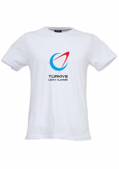 FFM İSTANBUL TÜRKİYE UZAY AJANSI BASKILI BASIC T-SHIRT