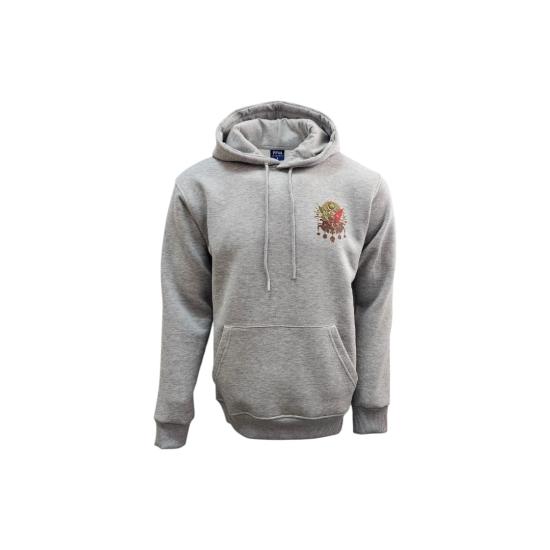 FFMİSTANBUL OSMANLI TUĞRASI 3 İPLİK KAPŞONLU GRİ SWEATSHIRT